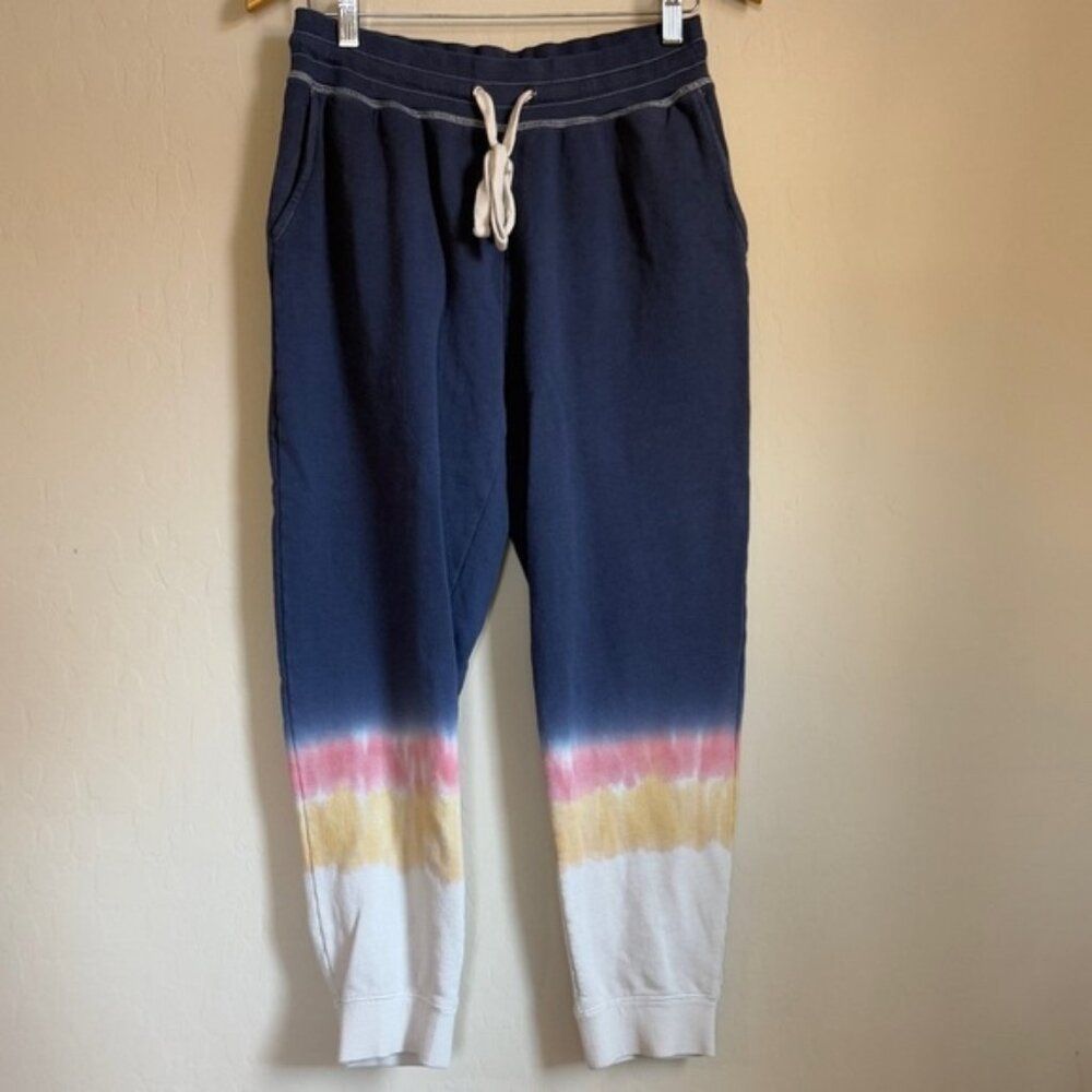 Rails Women’s Dip Dye Jogger Lounge Pants Blue Pink Yellow Sunset Medium
